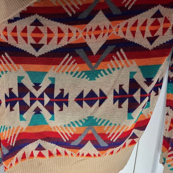 Blu Pepper Multi-Color Patterned Cardigan - Picture 4 of 6